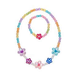 COLLIER AVEC BRACELET MULTICOLORE